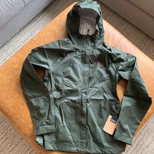 OR Womens Apollo Rain Jacket Forest Green- NEW